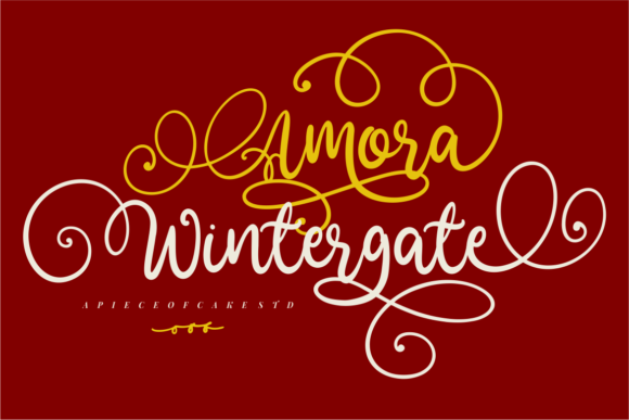 Amora Wintergate: A Delicate Script Font for Handmade Creations