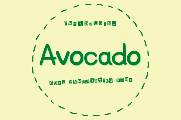 Avocado Font for Web Design and Branding