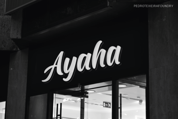 Ayaha Script Font for Editorial Design and Content Creation