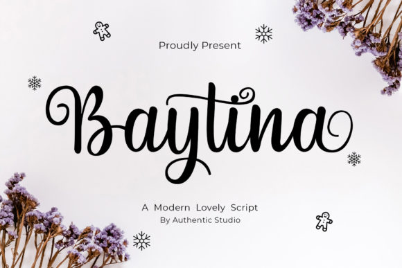Baytina: A Luxurious Script Font for Branding Projects