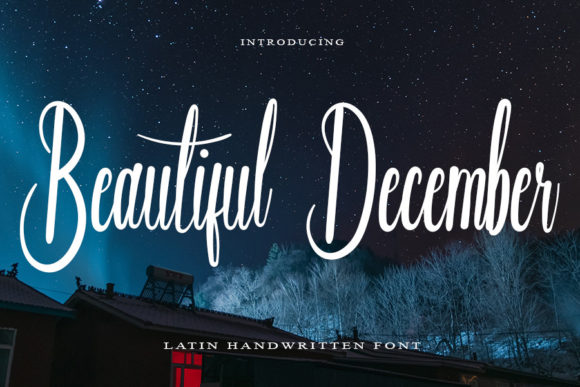 Beautiful December Font for Web Design