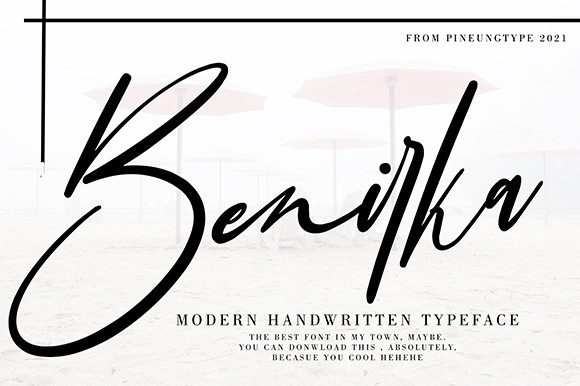Benirka: A Script Font That Elevates Handmade Creations