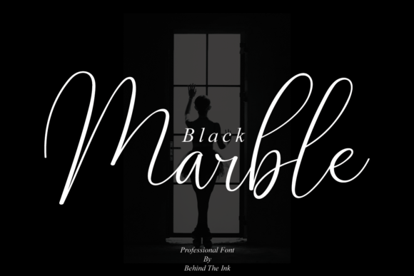 Black Marble Font for Digital Marketing and Branding