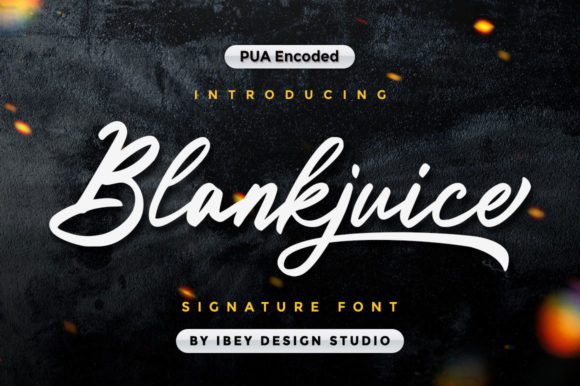 Blankjuice: The Script Font That Elevates Your Campaigns