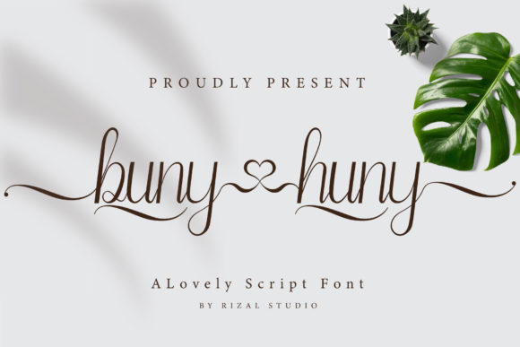 Buny Huny: A Handwritten Font for Modern Web Design