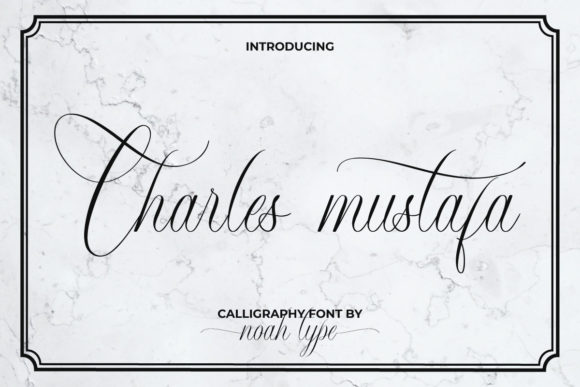 Charles Mustafa: Elevating Campaigns with Stylish Script Typography