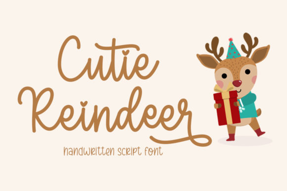Choosing Cutie Reindeer for a Cozy Blog Header