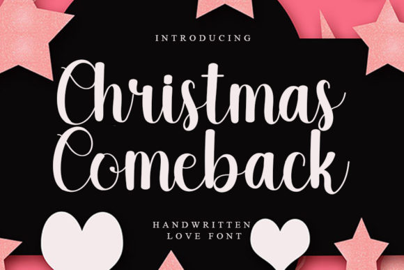 Christmas Comeback Font for a Polished Brand Look