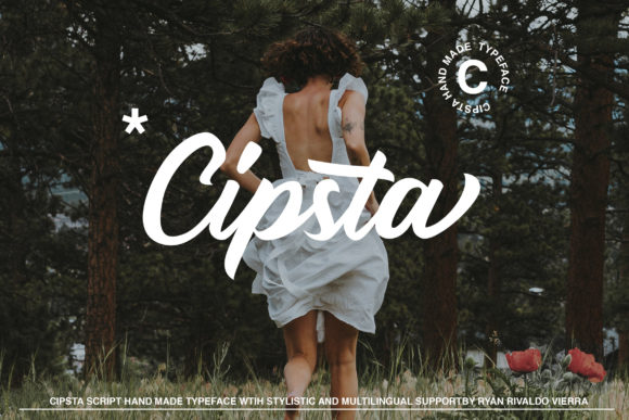Cipsta Scipt: A Handwritten Font for Elegant Editorial Design