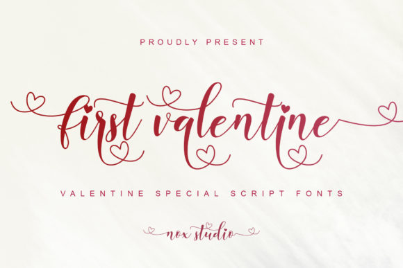 First Valentine: A Luxurious Script Font for Handmade Creations