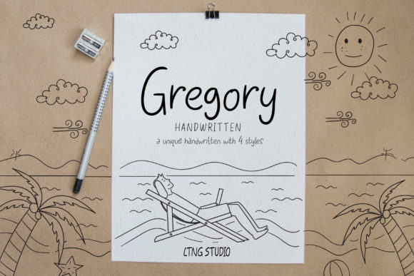 Gregory Handwritten Font for Modern Branding