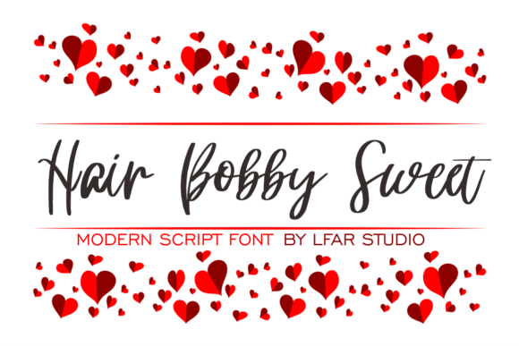 Hair Bobby Sweet Font for Vibrant Campaigns