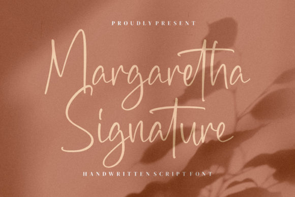Margaretha Signature: A Handwritten Font for Editorial Elegance