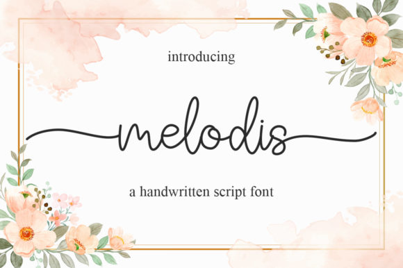 Melodis: A Vintage-Styled Script Font for Web Design