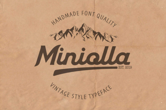 Miniolla: A Timeless Handwritten Font for Craft Projects