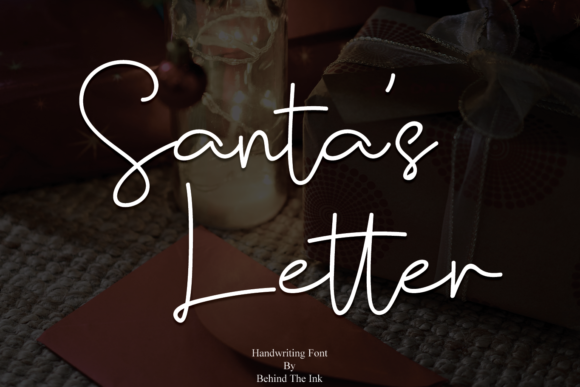 Santa s Letter: A Handwritten Font for Modern Editorial Design