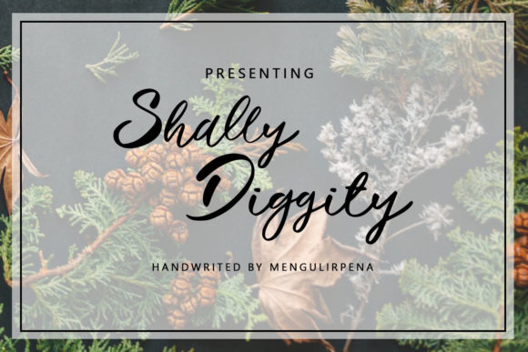 Shally Diggity: A Classy Script Font for Modern Branding