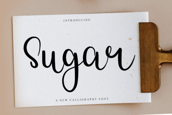 Sugar Script Font for Handmade Creations