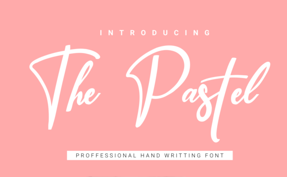 The Pastel: A Handwritten Font for Thoughtful Design